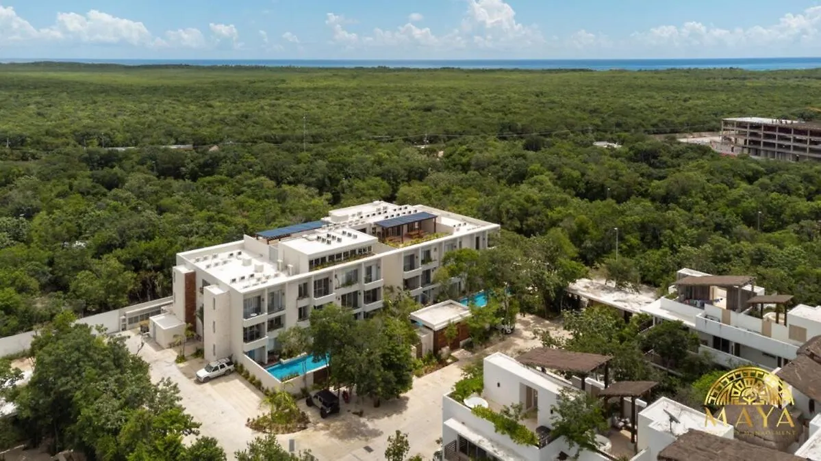 Nhoa 303B Lux 1Br Condo Pool View In Aldea Zama Tulum Lägenhet