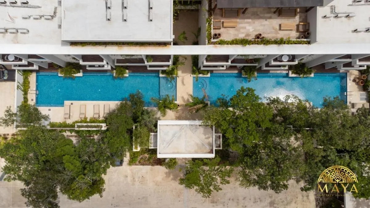 Lägenhet Nhoa 303B Lux 1Br Condo Pool View In Aldea Zama Tulum Mexiko